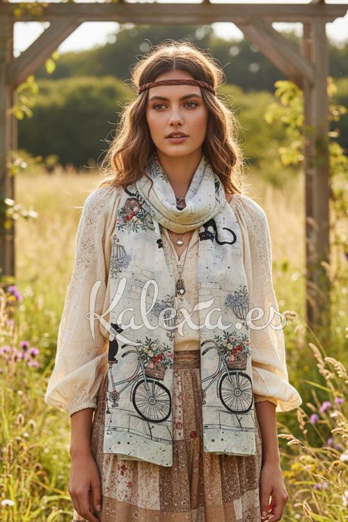 Foulard Boho Gatto Vagabondo