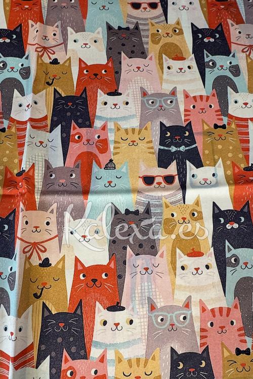Pañuelo reversible “Cats Lovers Edition”