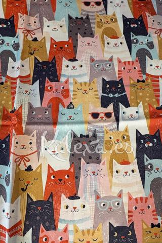 Reversible scarf "Cats Lovers Edition"