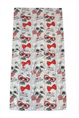 Fazzoletto boho "Yorkie Love"