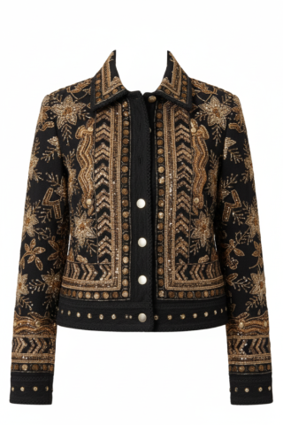 Boho Luxury Black Jacket