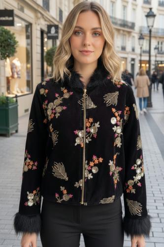 Giacca Boho in velluto