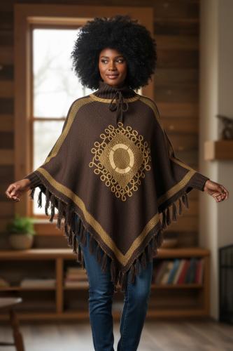 Poncho Boho Étnico