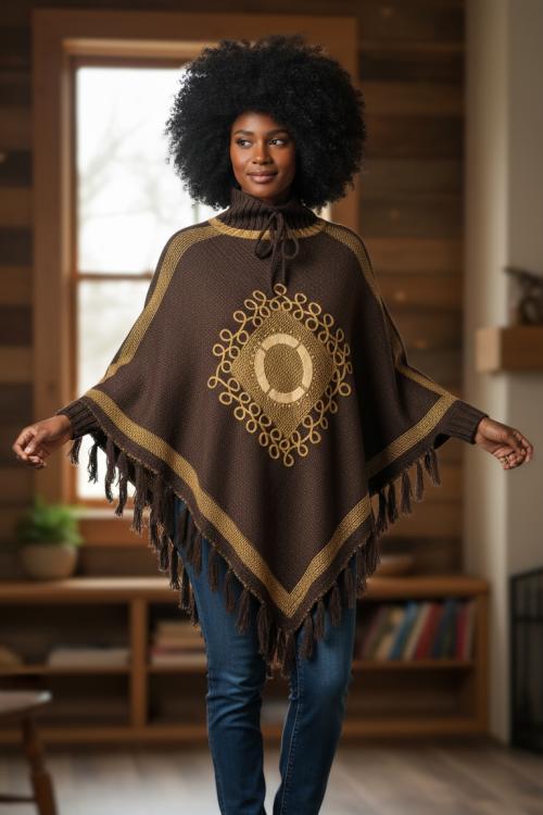 Poncho Boho Etnic