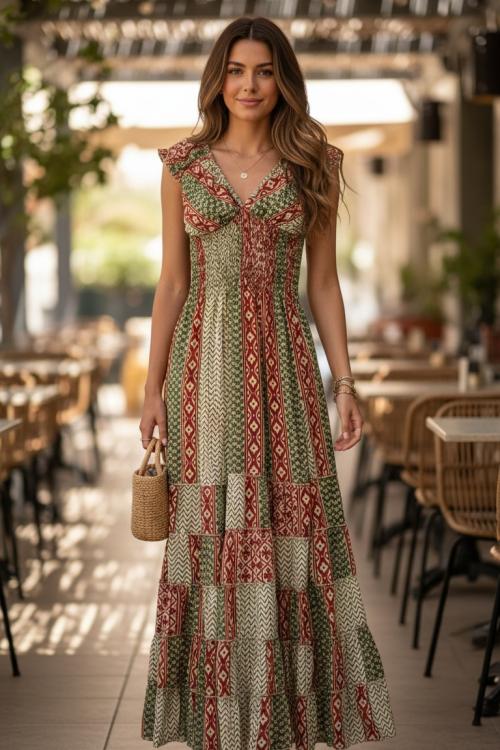Boho-Kleid Magnolien