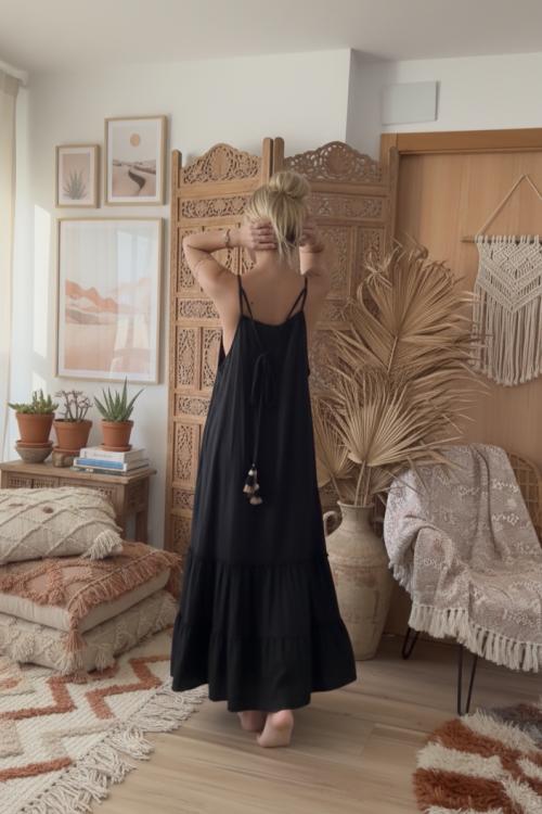 Boho jurk met open zee