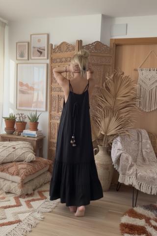 Abito Boho con scollo a V