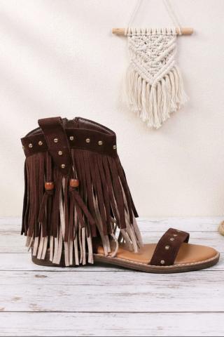 Sandalias Boho Chocolat Crème