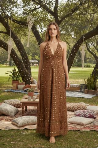 Boho Jurk Aarde van Licht