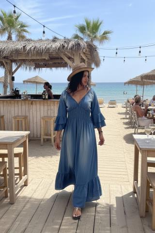 Vestido Boho Denim