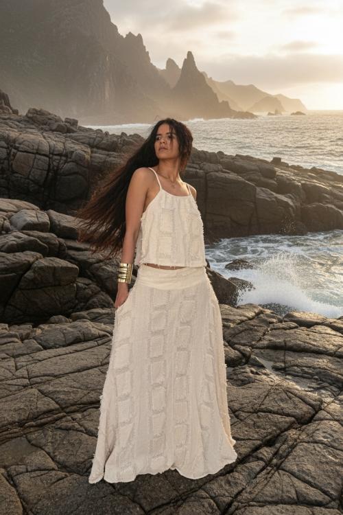 Conjunto Boho Marfim