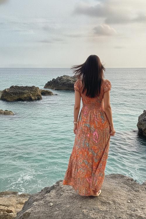 Robe Boho Orange Tea