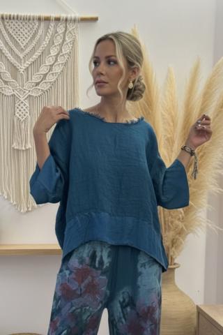 Top Boho linen Ria