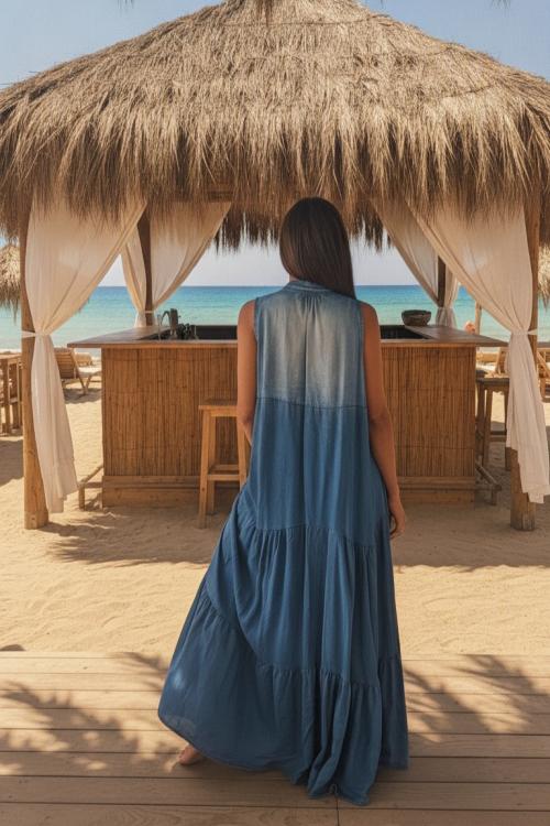 Abito Boho Denim Azura