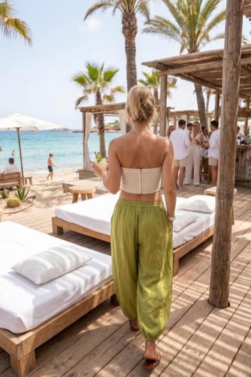 Bohemian Cotton Harem Pants