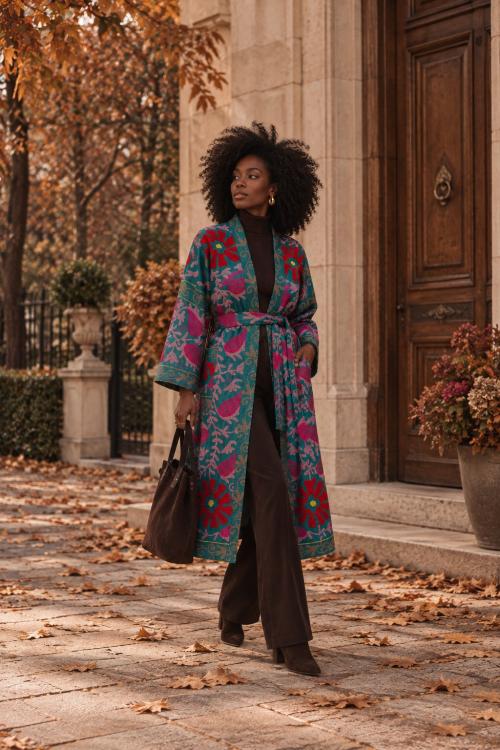 Embroidered Boho Jacket/Kimono