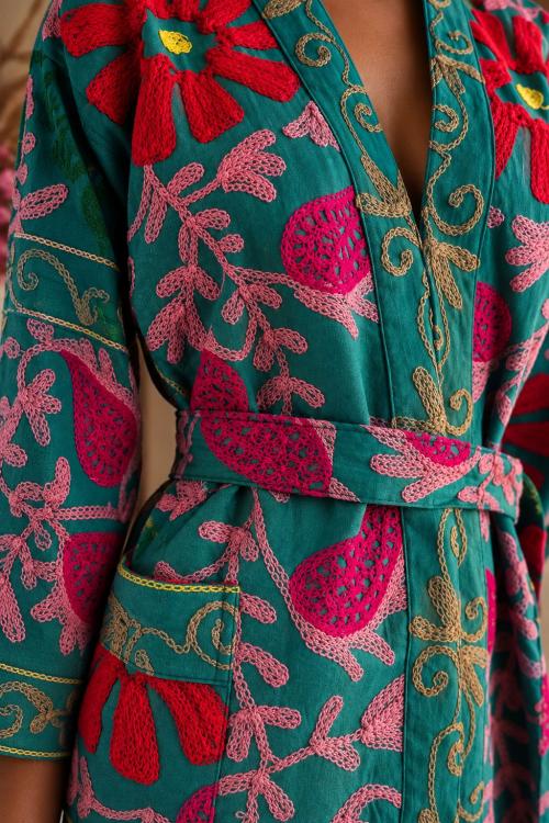 Chaqueta/Kimono Bordado Boho