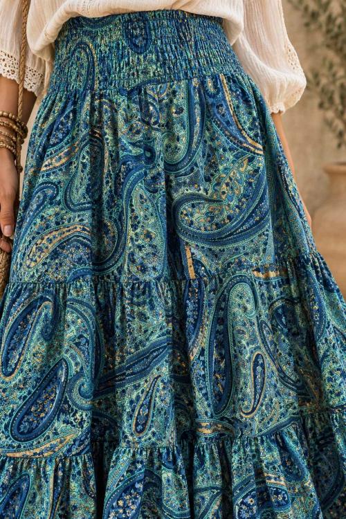 Falda Boho Paisley