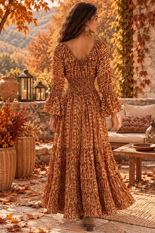 Vestido Boho Aire Otoño