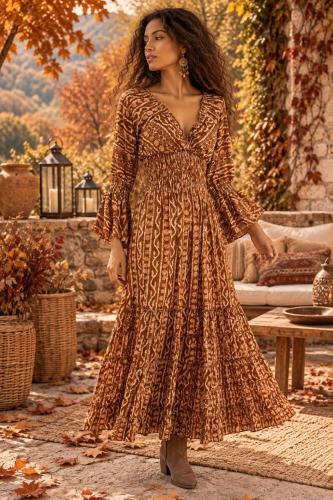 Vestido Boho Aire Otoño