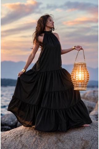 Vestido Boho Guest Tafetá
