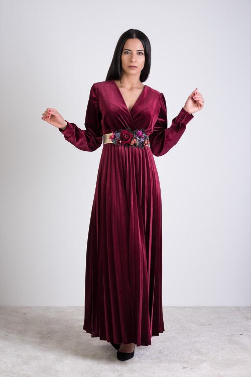 Lucia Bordeaux Dress