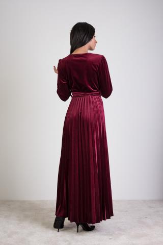 Vestido Lucia Bordeaux