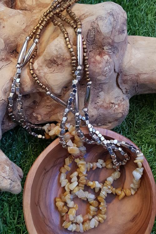 Collar Coral Turquesa