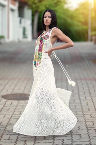 Robe corset Boho Bhargavi