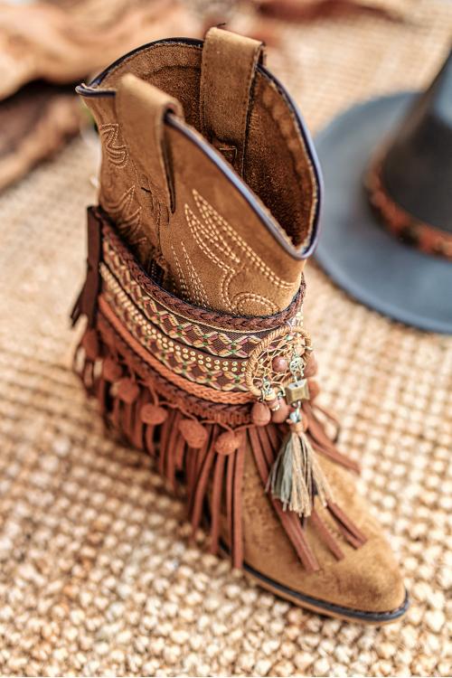 Boho Indiana Stiefelüberzüge