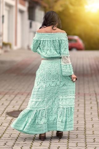 Boho Chic Ensemble Lune de Miel Turquoise