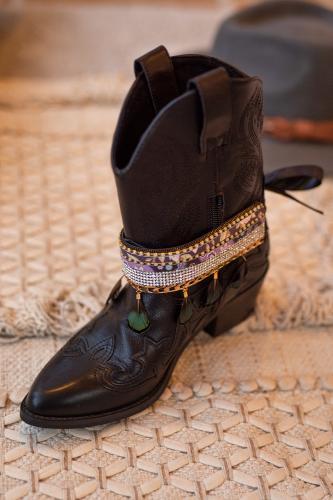 Cubrebotas Boho Azabache