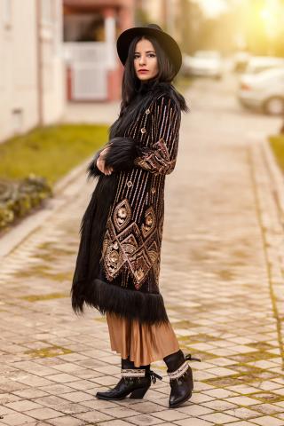 Kalpana Boho Chic Coat