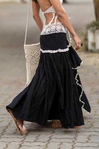 Jupe Asymétrique Boho Tanaka