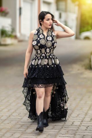 Laurie & Joe Asymmetrical Dress