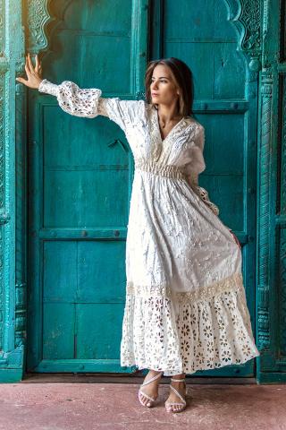 Boho Chic Aire Robe Longue