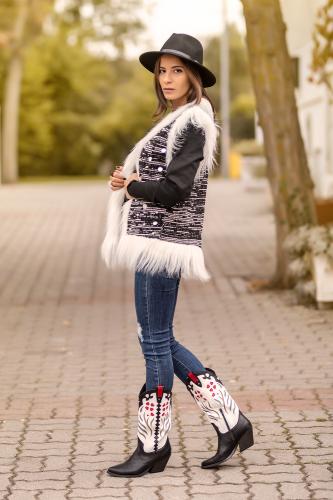 Botas Boho Tebas Negras Tamaño Talla 39