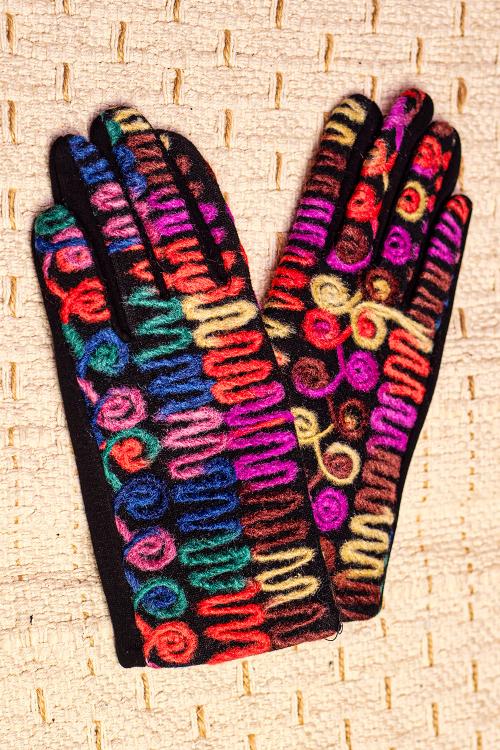 Boho Happy Gloves