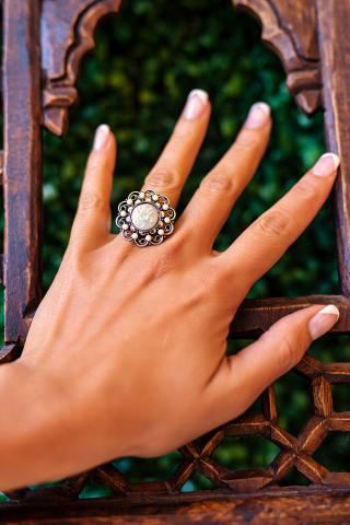 Bague Ajustable Boho Love