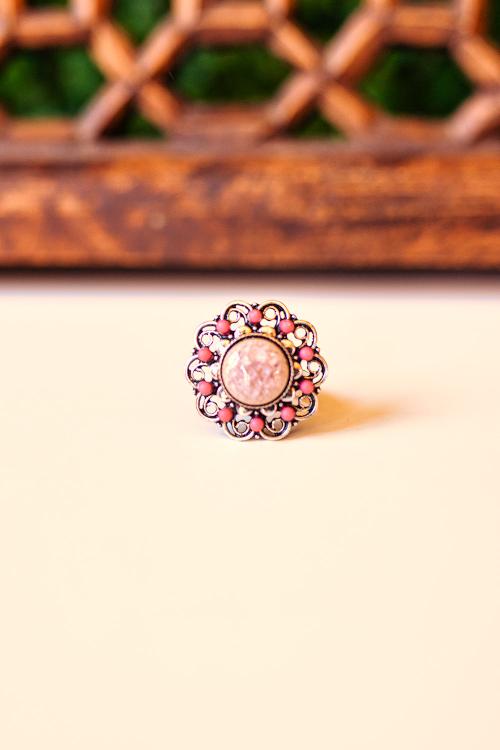 Adjustable ring Boho Amor