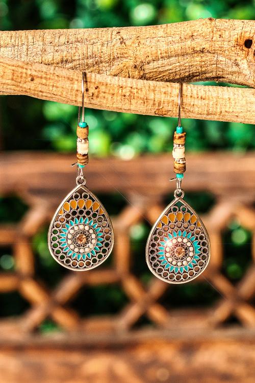 Boucles d'oreilles inti boho