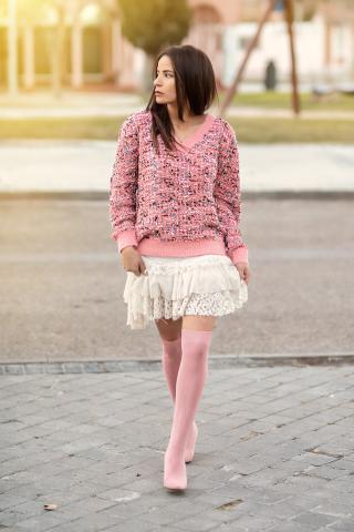 Boho Rose Chaussettes Bottes