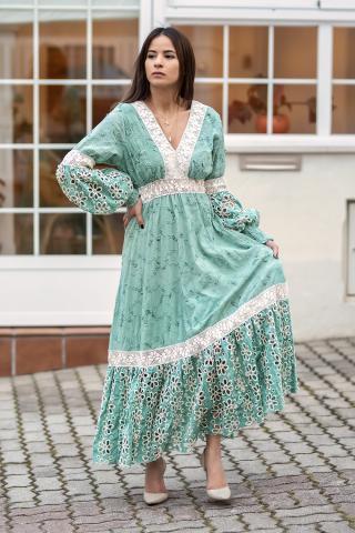 Boho Chic Aire Langes Kleid