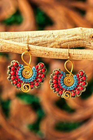 Boucles d'oreilles Boho Soleil