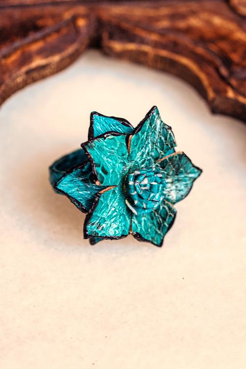 Anello fiore Boho