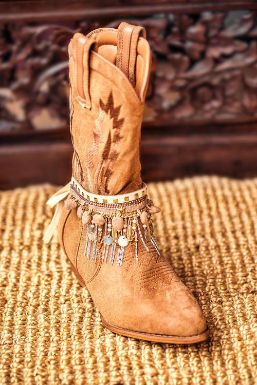 Boho Ruca tapa botas