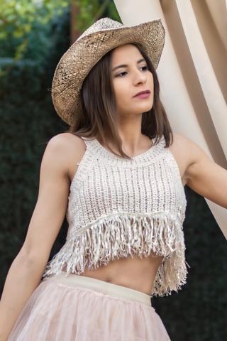 Top Franja Boho