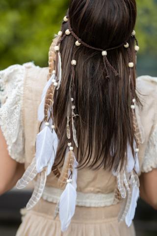 Böhmisches Feder-Stirnband