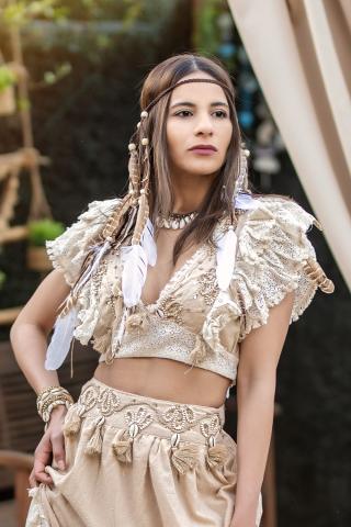 Bohemian feather headband