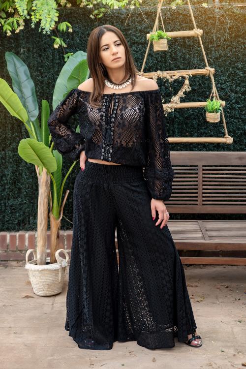 Top Coquillages Boho